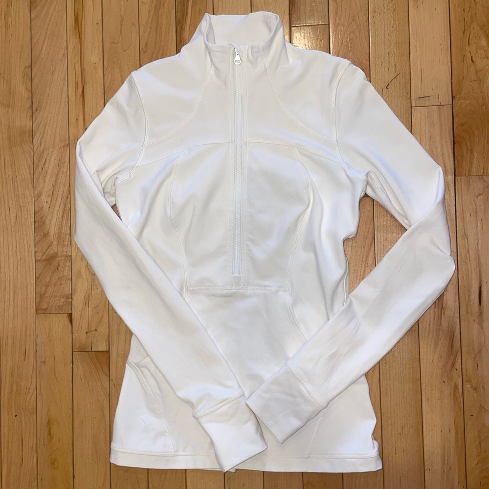 Lululemon Define Quarter Zip (Size 4 - White)